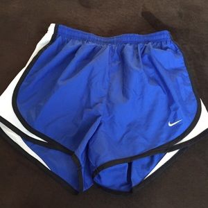 Blue & White Nike Dri-Fit Shorts